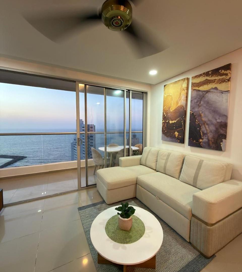 Amplio Y Lujoso - Vista Al Mar Y Cerca Al Centro Piso Alto Cartagena