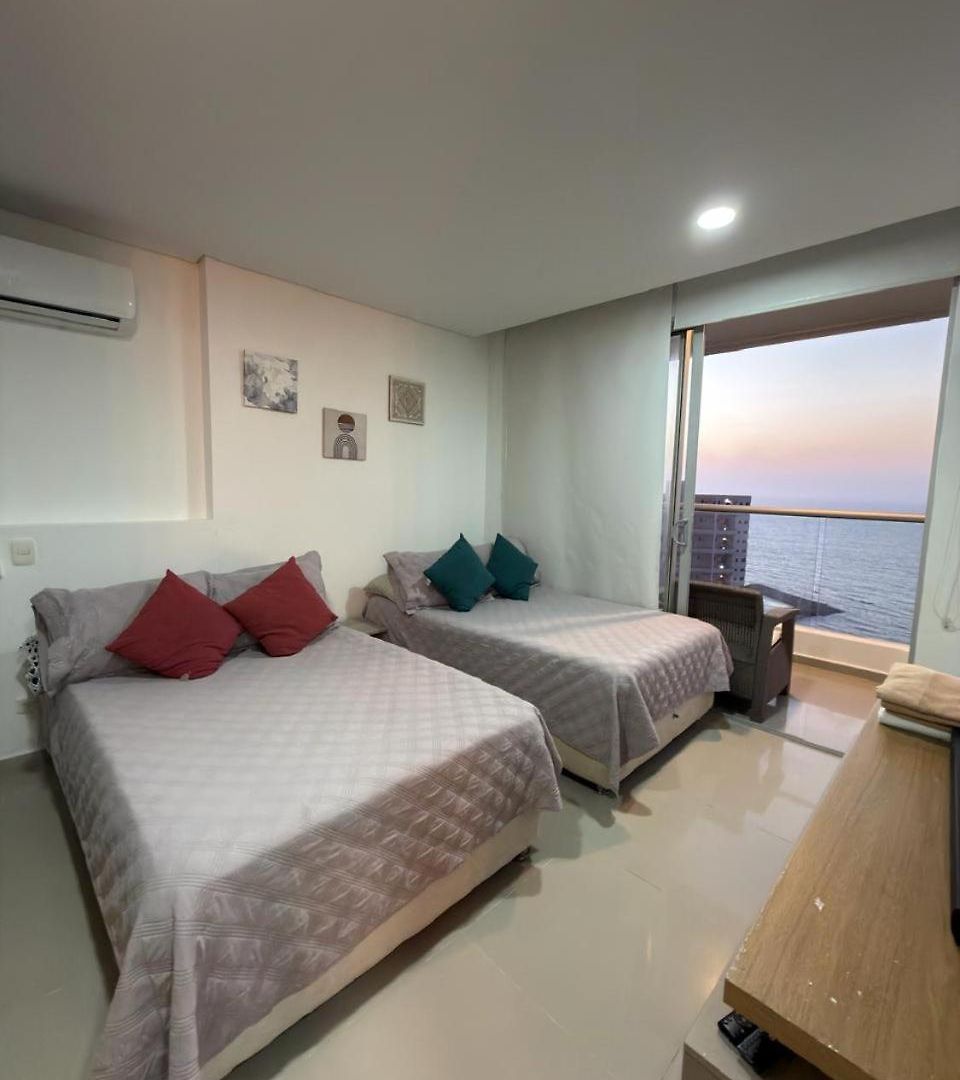 Amplio Y Lujoso - Vista Al Mar Y Cerca Al Centro Piso Alto Cartagena