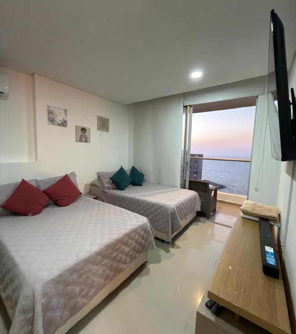 Amplio Y Lujoso - Vista Al Mar Y Cerca Al Centro Piso Alto * Cartagena