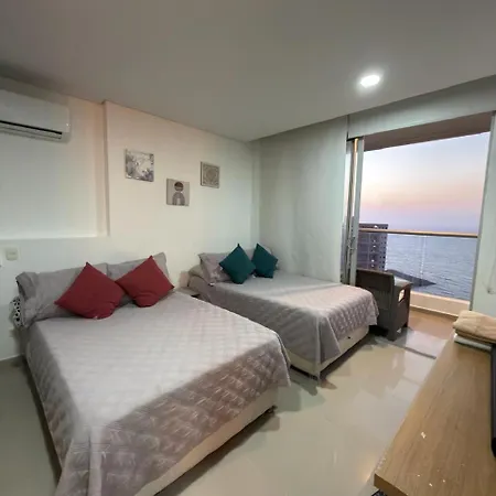 Amplio Y Lujoso - Vista Al Mar Y Cerca Al Centro Piso Alto Cartagena